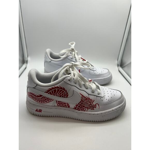 Nike Airforce 1 Custom Dragon Designs size 4.5Y - Picture 2 of 12